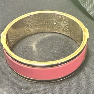 Talbots Gold and Pink Enamel Bracelet